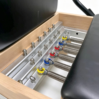 Vente en gros usine : Équipement d'exercice Platis – Reformer Pilates complet en bois d'érable avec poteau en aluminium pour studios de yoga