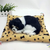 10 pièces jouets de poupée en peluche créatifs conception purificateur d'air à la maison dans la simulation de conception de dessin animé respirer et ronfler chien pour la décoration de voiture