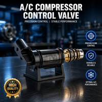 Vanne de commande électronique de compresseur AC 12V pour Denso 6SES14C 7SE 6SE pour Audi Q5 Q7 A4L B9 VW Golf Phideon ISO9001