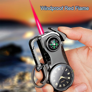 Wholesale Custom Logo <b>Windproof</b> <b>Lighter</b> Bottle Opener Keychain Multi-function <b>Lighter</b> <b>Windproof</b> Inflatable Watch Torch <b>Lighter</b> - Product Image 3