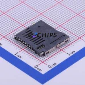 TF-015 SD Card / Memory Card Connector SMD Connector Self-Return Type MicroSD Card (TF Card) Card Holder 2mm - Product Image 2