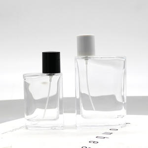 Venta al por Mayor de Botellas de Perfume de Vidrio de 50 ml y 100 ml, Recargables y con Atomizador, Cuadradas, Cosméticas, con Cierre a Presión a Prueba de Fugas, Empacadas en Cajas - Product Image 3