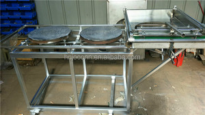 เครื่องทำเครปแบบแผ่นความร้อน4<span class=keywords><strong>กระทะ</strong></span> LPG/50ซม. เครื่องทำเครปแบบดั้งเดิมอาหรับเครื่องทำขนมปังแบบแบน - Product Image 6