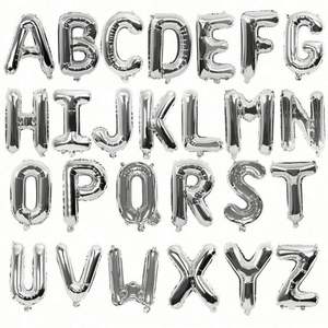 Globos de Letras Doradas Personalizados para Decoración de Fiestas de Cumpleaños, Globos de Aluminio de 16, 32 y 40 Pulgadas - Product Image 2