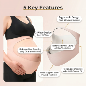 Faja <span class=keywords><strong>de</strong></span> Maternidad, Banda <span class=keywords><strong>de</strong></span> Soporte para el Vientre Durante el <span class=keywords><strong>Embarazo</strong></span>, Alivio del Dolor <span class=keywords><strong>de</strong></span> Cadera, Elástica, <span class=keywords><strong>de</strong></span> Spandex, para Embarazadas <span class=keywords><strong>de</strong></span> 20 <span class=keywords><strong>Semanas</strong></span> - Product Image 3