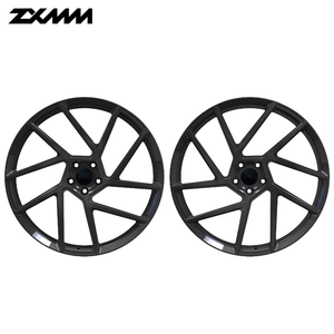 ZXMM <span class=keywords><strong>1</strong></span> pièce Jantes noires 5x108 5x114.3 5x130 5x120 19 20x8 20x8.5 21 22 23 pouces ET42 ET45 pour Knewstar 001 Geely Monjaro - Product Image 4