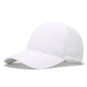 Casquette Likewinner personnalisée avec logo brodé, en nylon, élasthanne et 100 % polyester, pour hommes et enfants, protection solaire, 6 panneaux, visière incurvée - Product Image 3