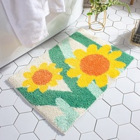 Tapis de salle de bain doux anti-dérapant super absorbant l'eau à séchage rapide tapis de sol en microfibre pour salle de douche