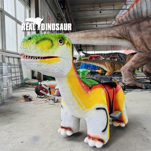 Voiture à pédales dinosaure personnalisée à monnayeur pour enfants, trottinette dinosaure télécommandée pour centres commerciaux - Product Image 1