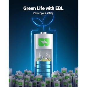 Paquete de 24 Pilas Alcalinas AAA EBL de 1.5V, Triple Potencia para Todos los Dispositivos, Larga Duración, Certificación Rohs, Modelo AA - Product Image 3