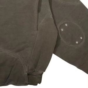 เสื้อฮู้ดผู้ชายทรงหลวม ผ้าคอตตอนหนานุ่ม สไตล์วินเทจฟอกสี  พร้อมสายรัดปรับได้ - Product Image 5