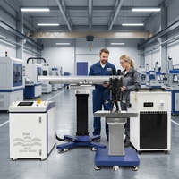 Machine de soudage laser portable à fibre optique pour la réparation de moules de grue et la restauration de surfaces métalliques