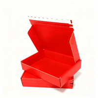 Boîte en carton ondulé personnalisée avec fermeture éclair en matériau recyclable, emballage imperméable pour les cadeaux, les vêtements, les cosmétiques et l'électronique