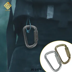 फैक्टरी कस्टम उच्च सुरक्षा 45KN स्टील सुरक्षा हुक के लिए तीन चरण ताला Carabiner औद्योगिक/हवाई काम