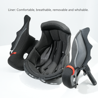 Casque de moto intégral pour adultes en ABS, double visière, homologué ECE, toutes saisons, modèle FF935 de la marque MY, intérieur respirant