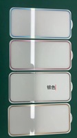 Film trempé de téléphone portable de bord de couleur de galvanoplastie le protecteur d'écran de bord de couleur de série Apple 16 convient à IPhone16promax