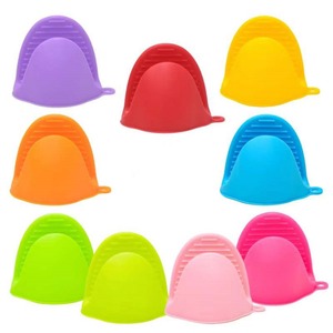 Mitaines de four en silicone, isolantes, antidérapantes, résistantes aux hautes températures, multicolores, pour la cuisson et la cuisine - Product Image 3