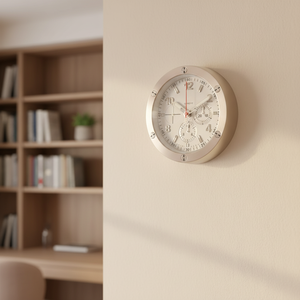 นาฬิกาแขวนผนังดิจิตอลควอตซ์หน้าปัดเดี่ยว ดีไซน์หรูหราทันสมัย เหมาะสำหรับตกแต่งบ้าน พร้อมเข็มโลหะคุณภาพสูงสำหรับห้องนั่งเล่น - Product Image 2