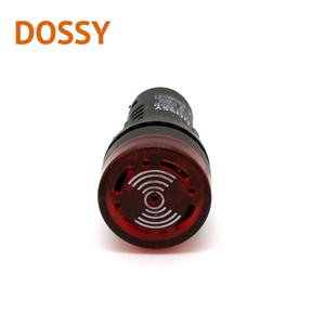 Zumbador LED Eléctrico de 22 mm de Tamaño de Montaje, 12 V-220 V, Alarma AD16-22SM, Luz Indicadora de Plástico Intermitente, IP55 - Product Image 3
