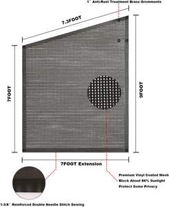 <span class=keywords><strong>Toldo</strong></span> plegable retráctil al aire libre para camping Van Car RV - Product Image 4