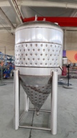 400L SUS304 Fermenteur conique personnalisé à vendre