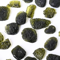 Pierre de guérison en météorite tchèque Offre Spéciale, pierre de cristal Moldavite pour pendentif en cristal