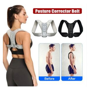 Cheap Factory Price Breathable Adjustable Lumbar <b>Back</b> Support Belt Straightener <b>Back</b> <b>Brace</b> Upper Posture Corrector - Product Image 2