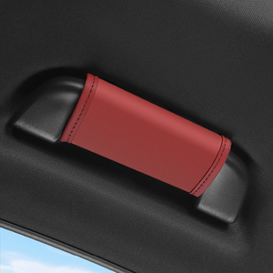 R-38 Housse universelle pour poignée de toit de voiture en cuir souple, protection pour poignée de porte, housse pour poignée de toit de voiture, accessoires intérieurs - Product Image 2