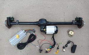 PMSM BLDC PSMS <span class=keywords><strong>2</strong></span> Ton 36V triciclo <span class=keywords><strong>diferencial</strong></span> trasero eléctrico juego completo kit <span class=keywords><strong>de</strong></span> eje con motor - Product Image 2