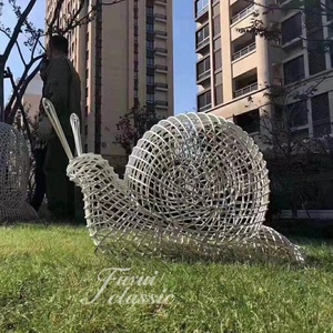 Scultura di <span class=keywords><strong>Formica</strong></span> in Filo d'Acciaio Inossidabile, Grande Statua di Insetto in Metallo per Parchi, Piazze e Decorazioni Esterne - Product Image 4