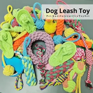 Juguete para Perros, Cuerda de Algodón Resistente a Mordeduras, para Golden Retriever, Bichón Frisé, Cachorros, Limpieza Dental, Anti-Demolición - Product Image 4