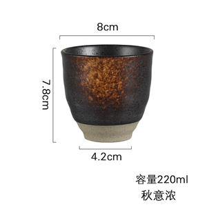 <span class=keywords><strong>Taza</strong></span> de Té Zen Pintada a Mano, <span class=keywords><strong>Taza</strong></span> <span class=keywords><strong>Maestra</strong></span> de Gres Retro Hecha a Mano - Product Image 6