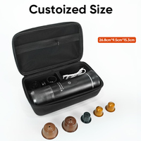 Machine à expresso électrique portable USB automatique compatible avec les capsules et le café moulu, utilisation domestique et en voiture, design anti-fuite