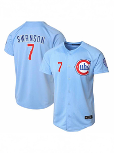 <span class=keywords><strong>Camiseta</strong></span> de Béisbol Personalizada al por Mayor con Bordado de los <span class=keywords><strong>Chicago</strong></span> <span class=keywords><strong>Cubs</strong></span>, Manga Corta, Malla de Poliéster, Unisex para Adultos, Logotipo Estampado en la Parte Delantera - Product Image 3