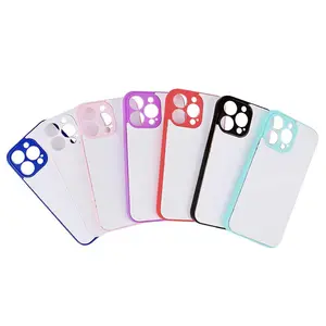 Sublimation Blanks Cell Phone Covers Multicolour TPU PC Sublimation Phone Cases For Iphone 13 14 12