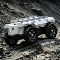 Châssis de véhicule terrestre autonome tout-terrain, plateforme de transport électrique télécommandée pour le transport de marchandises