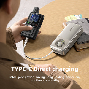 BinQi BQ-360, Mini genggam 4G POC <span class=keywords><strong>2</strong></span> arah Radio GPS nirkabel interkom 5000km jarak jauh LTE Walkie-Talkie pengisian daya tipe-c 6000mAh - Product Image 5