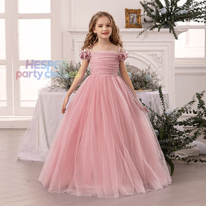 Robe de soirée HP pour enfants, modèle princesse violette, pour récital de piano, défilé, anniversaire, bal de promo, performance scénique, fête, costume - Product Image 1