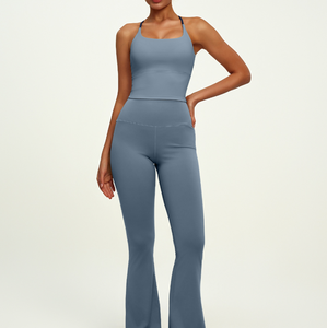 Leggings de Yoga de <span class=keywords><strong>Cintura</strong></span> Alta con Efecto Levanta Glúteos, Estilo Campana hasta la Pantorrilla, Suaves como la Mantequilla, Transpirables, Elásticos en Cuatro Direcciones, de Secado Rápido, <span class=keywords><strong>Cintura</strong></span> Elástica - Product Image 4