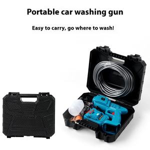ปืนฉีดน้ำล้างรถแบบไร้สาย21V แบตเตอรี่ลิเธียมแบบพกพาชาร์จไฟได้1.3มม. ปั๊มน้ำหัวฉีดสำหรับใช้ในบ้าน - Product Image 2