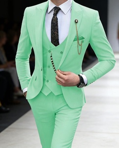 Trajes de Hombre al por Mayor, Corte Slim Fit, 3 Piezas, <span class=keywords><strong>Traje</strong></span> de Boda Hecho a Medida, <span class=keywords><strong>Traje</strong></span> de Gala para Hombre, Esmoquin con Solapa de Pico, <span class=keywords><strong>Traje</strong></span> de <span class=keywords><strong>Novio</strong></span> - Product Image 1