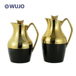 WUJO Manufacturer Glass Refill European Style Arabic Carafe Vacuum Jug Vacuum Flask Coffee Pot Insulated Water Jugs