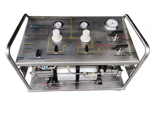 Unit penguat Gas penggerak udara tekanan tinggi peralatan pengujian Nitrogen pompa Gas portabel penguat Gas N2 pneumatik - Product Image 2