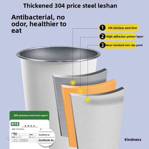 304 Stainless Steel Cup Outdoor <b>Camping</b> Mug Travel Portable Food Grade Direct Drink Beer Tumbler - Product Image 2