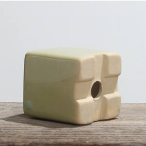 Maceta de Cerámica Pequeñ<span class=keywords><strong>a</strong></span>, Cuadrada, Transpirable, Duradera, de Diseño Simple, para Decoración del Hogar, para Escritorio - Product Image 6