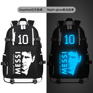 Football Star <b>Backpack</b> For Boys 14 In <b>Large</b> Capacity Waterproof Sports Bag Middle High <b>School</b> Students Unisex - Product Image 4