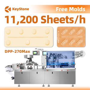 Máquina Automática de Envasado en Blíster Tipo Placa, Máquina de Envasado en Blíster de Aluminio y Plástico para Cápsulas, Tabletas y Hojas - Product Image 1