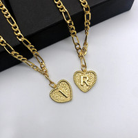 Bracelet de cheville avec breloque cœur initiale, chaîne Figaro, pendentif lettre personnalisé, bijoux de plage délicats pour femmes et filles, vente en gros