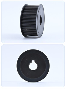 アルミ合金ダブルギアエッジ同期ベルトプーリー非標準タイミングマルチ仕様テーパースリーブスチールOEM用 - Product Image 4