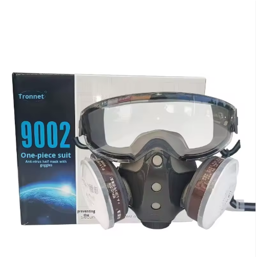 Integrated Reusable Safety Protection Rubber Face